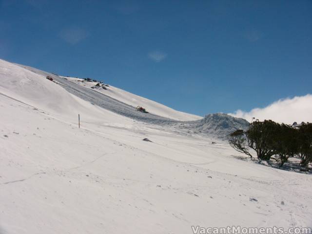 Big Big Air being built above the top of Cruiser chair