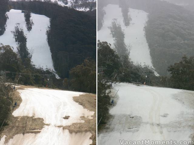 High Noon / Sundance before and after snowfall