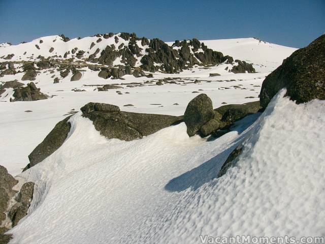 Ramshead ridge seen from top of Signature Hill - Tuesday