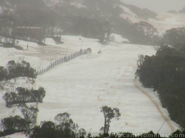 First tracks down Supertrail today  amazing!