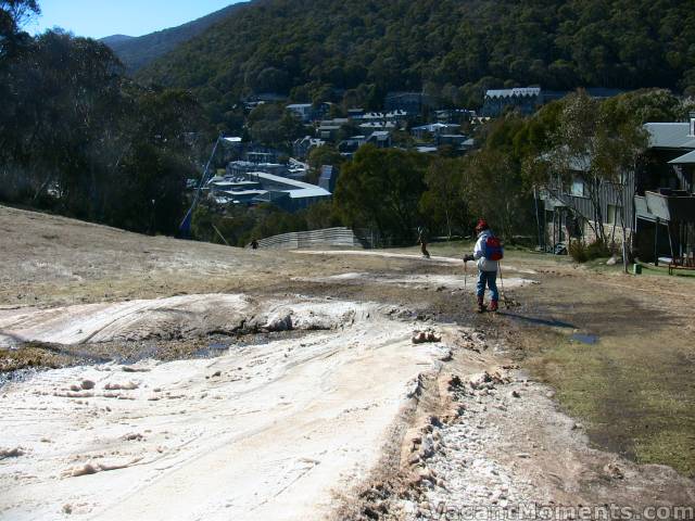 Bottom of Supertrail before 9am yesterday