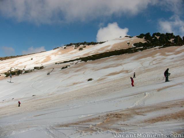 Skiing the Basin today