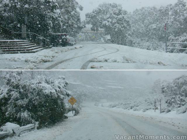 Tuesday afternoon - returning from Jindabyne