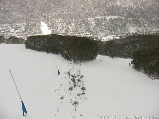 Looking back down Hump Run towards Tower 10