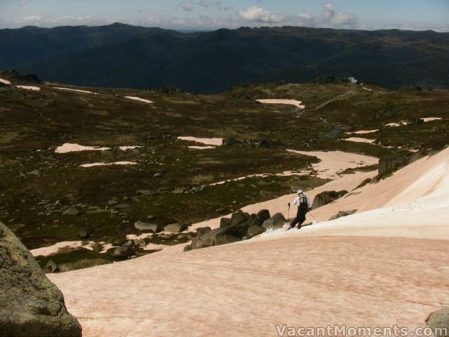 Yours truly on the North Face<br>photo by Marion