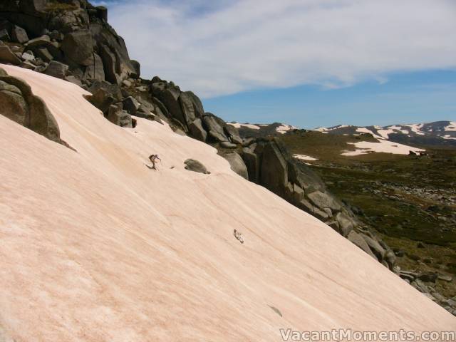 Yours truly on the North Face<br>photo by Marion