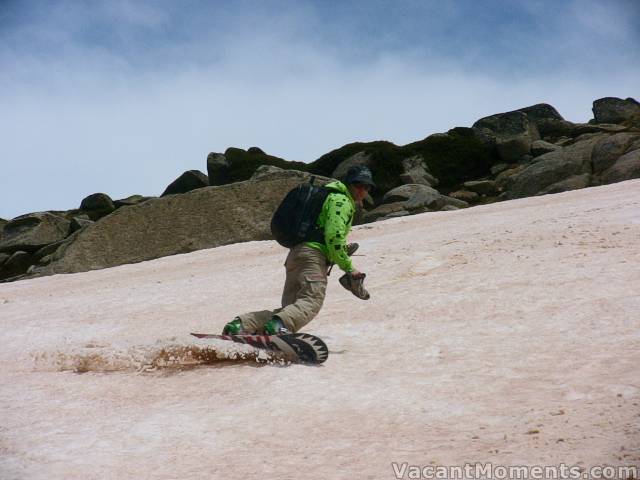 Yes, Callum did have his walking boots in his hands