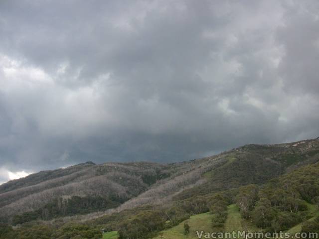 An ominous cloud over the Golf Course Bowl