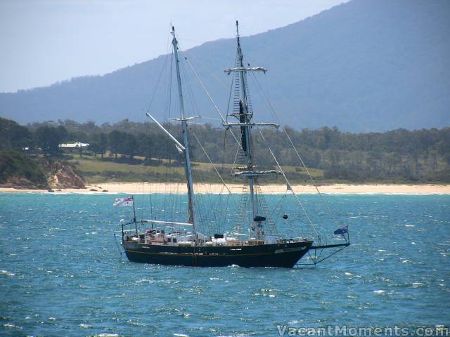 The Young Endeavour at Bermagui  spotted during a weekend away from Thredbo