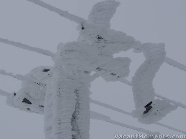 De-icing the rime will take some time