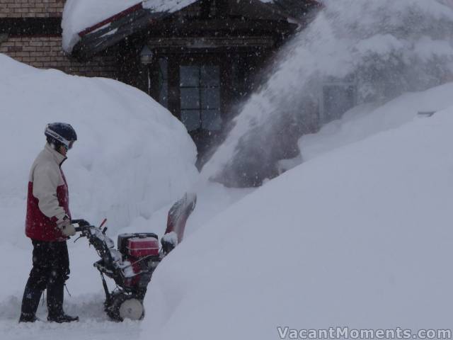 Digging out