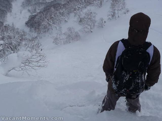 Who says theres no steep in Niseko