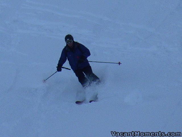 Ray out of bounds for a little pow last week