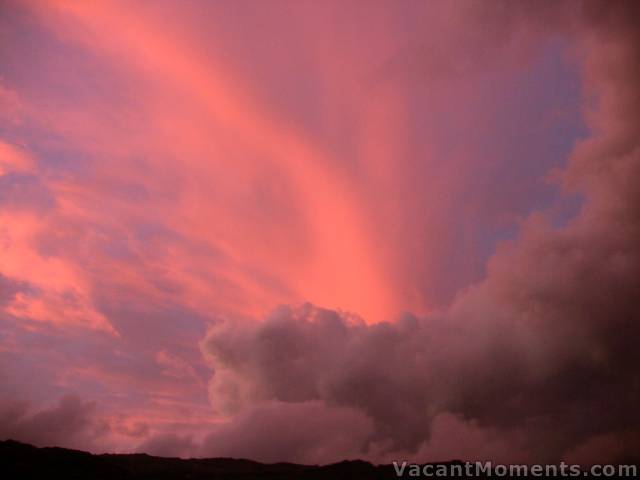 Spectacular colour over Thredbo