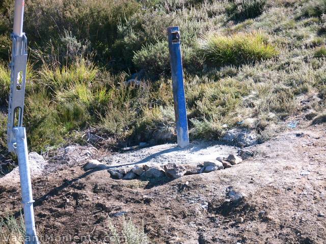 New winch posts below Kareela<BR>Looks like theyre expecting deep snow this year ;-)