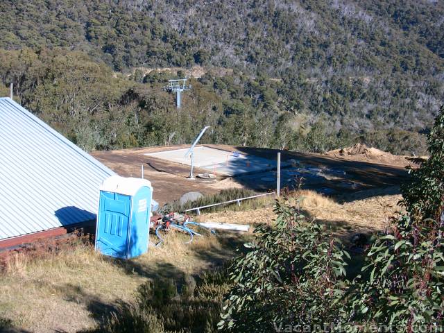 New concrete work at the Cat Shed