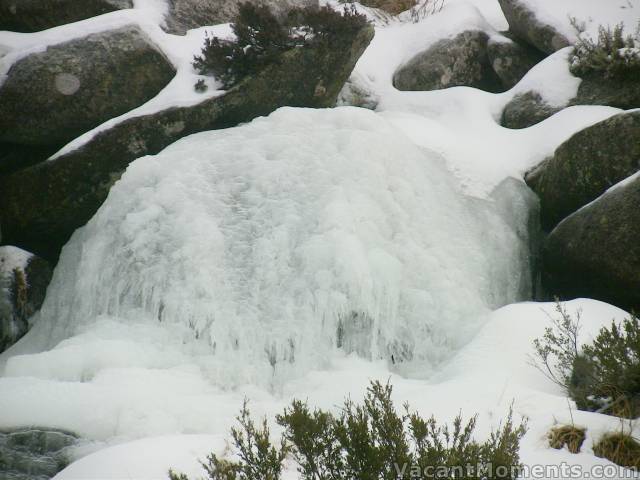 And another frozen waterfall - it's been really cold