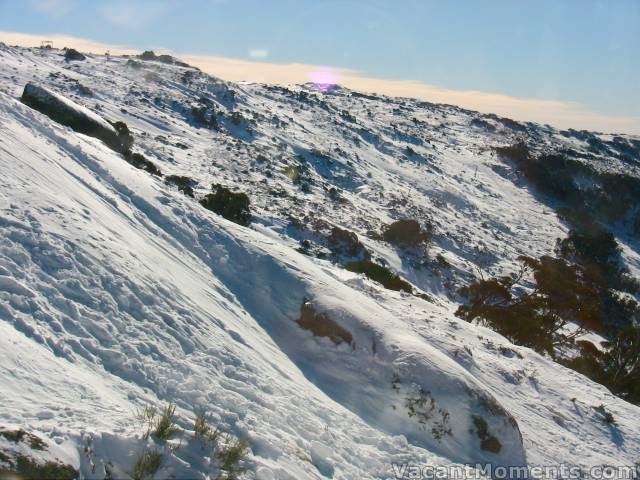 Central Spur from Eagles Nest yesterday