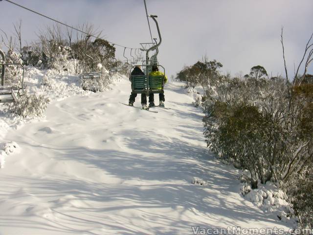 First chair up Snowgums today