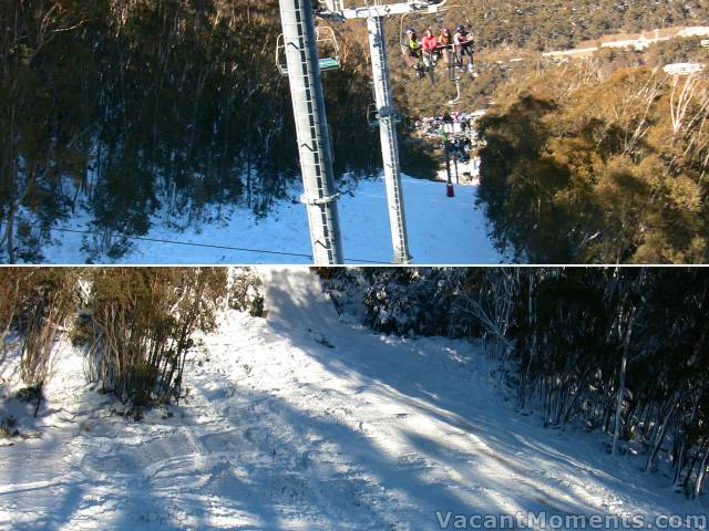 Dennis, Wendy, Leatherbarrel Phil & Traktorman laughing at the 'idiot bumps' on Dream Run