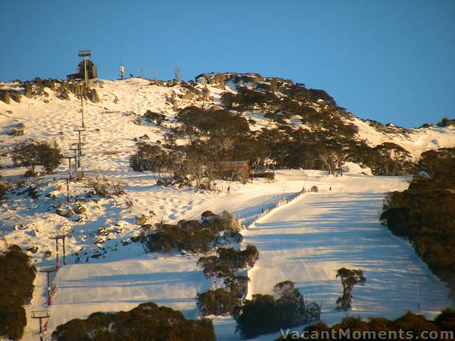 Upper Supertrail earlier in the week