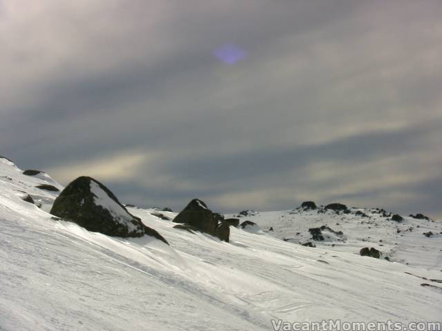 Wednesday and the in-coming change has ended the string of blue-sky days