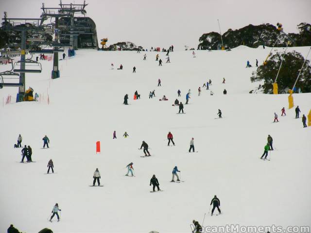 Pitt Street conditions on Front Valley for the punters