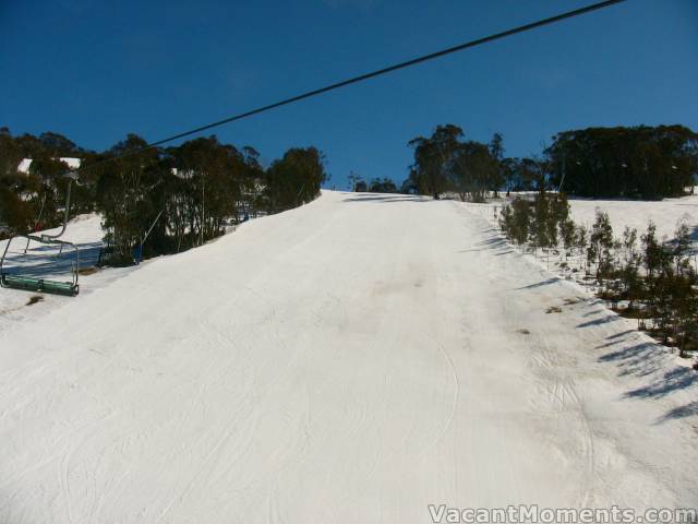 Supertrail below Bunnywalk station today