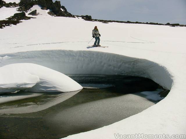 The sink hole - <a href=http://www.ciau.com.au/snow/rrhist3.asp?rrid=569>see also October 11 report</a>