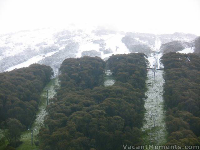 Crackenback, Thredbo today - covered in snow