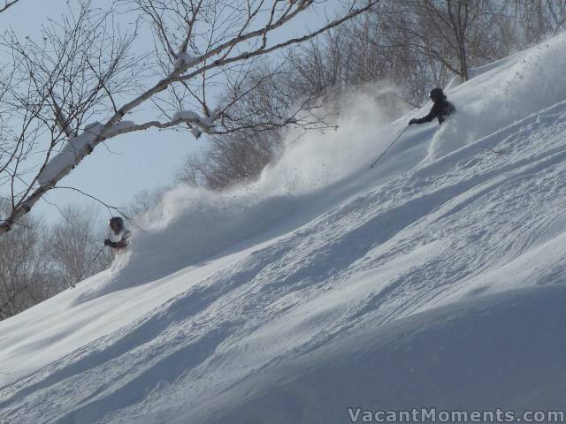 Superb skiing conditions