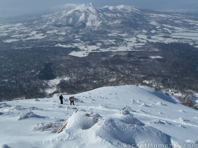 Niseko in the background