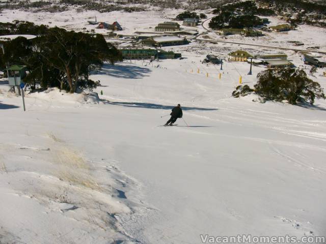 Ray on his first run