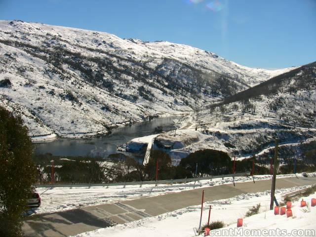 Guthega Dam from the Guthega Pub