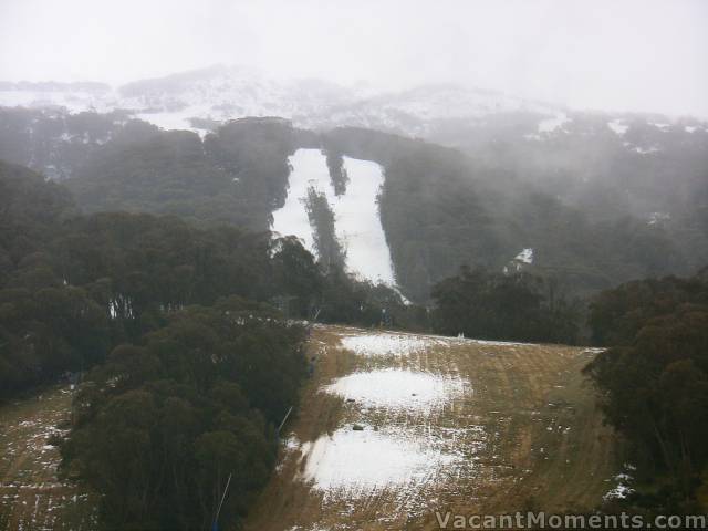 Lower Sundance today (High Noon in the distance)