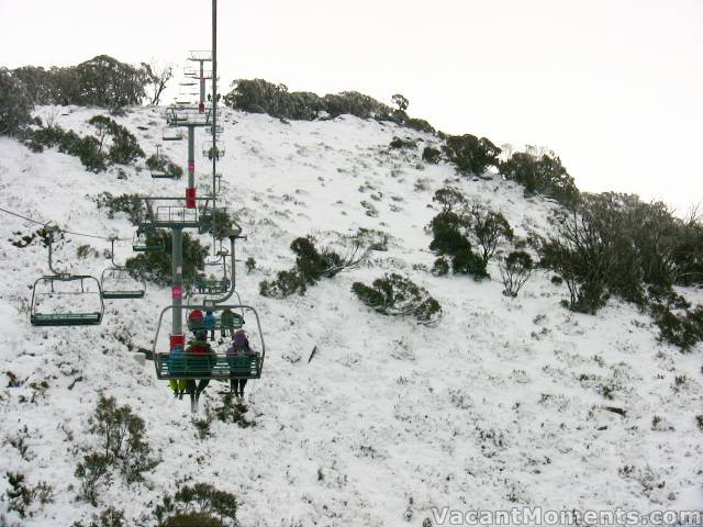 Powder Bowl with out it's normal winter cover