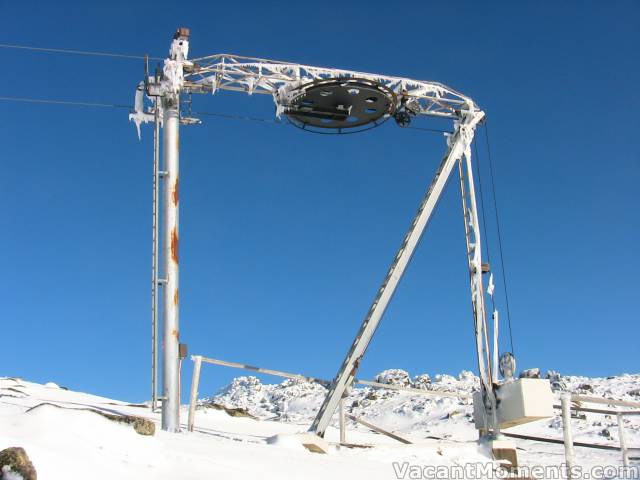 An icy top to the Basin T-bar