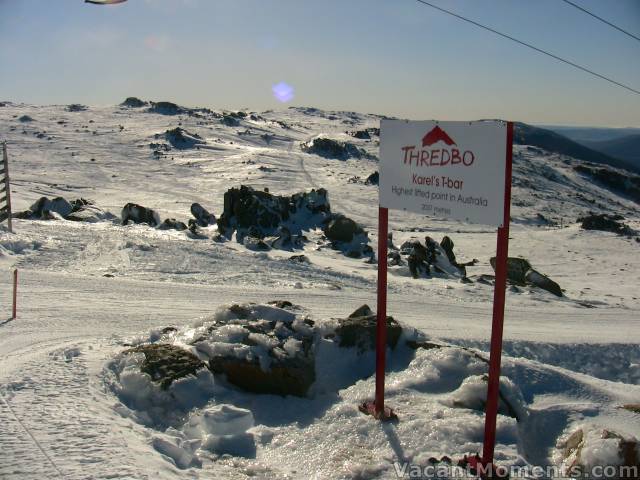 Looking north from the top of Karels yesterday