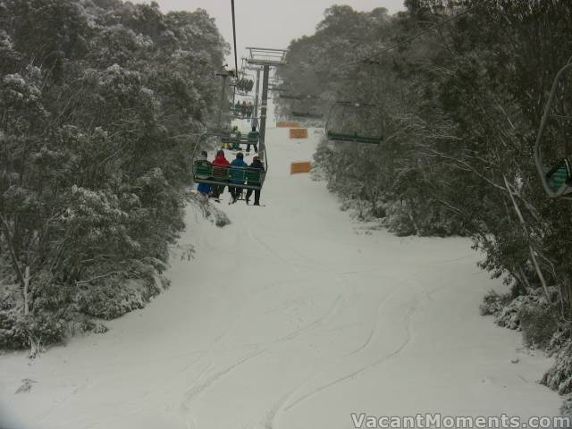 Bottom of Kosi chair this morning