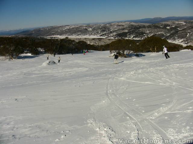 Out of the resort and on the way to Dead Horse Gap