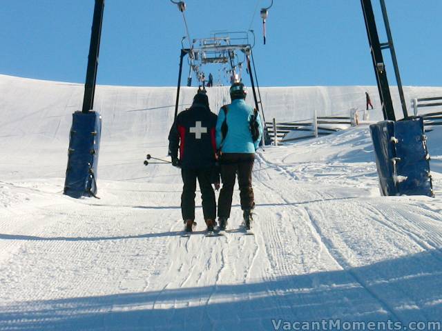 Birthday boy - Tommy on Basin T-bar with Jo