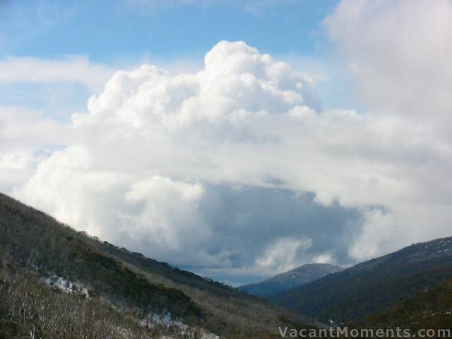 Clouds over Thredbo valley