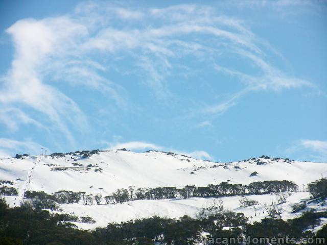 Yesterday's clouds were like fireworks over Sponars