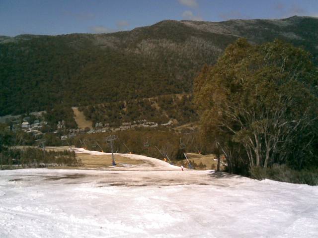 Looking down Supertrail below BunnyWalk