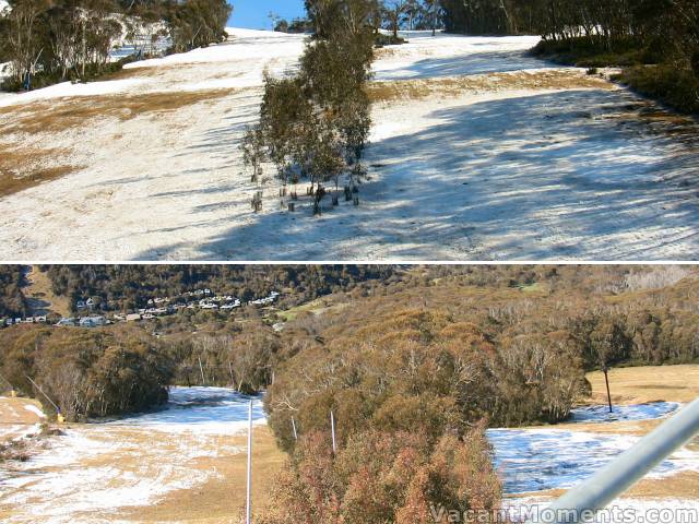 Middle slopes below Bunnywalk and below Mid Station