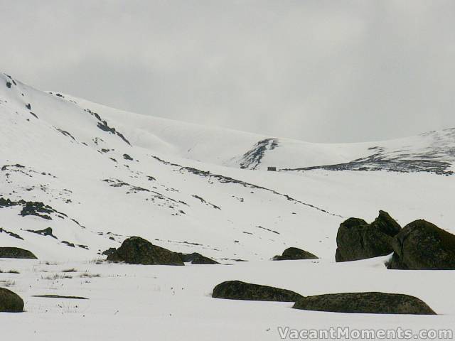 Close up of Club Lake chutes