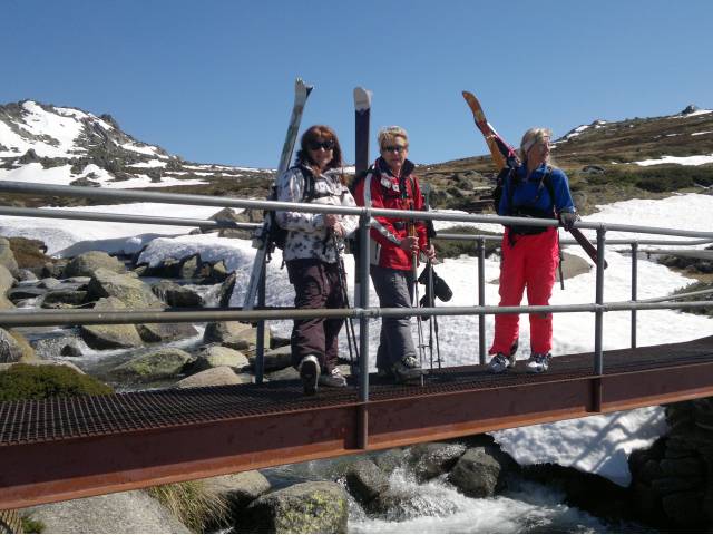 The girls out training for Antarctica last week - photo by Dennis