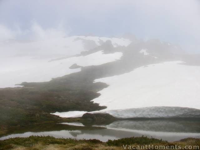 A misty view of Signature Hill