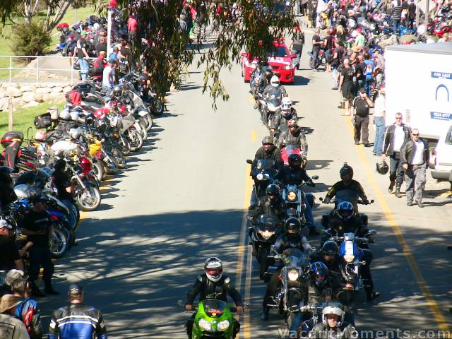 The tail end of the Grand Parade arrived quite some time after it began