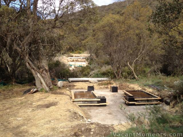 Bridge work on the Bullocks-Thredbo walking track - photo by Ray